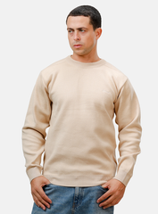 Beige Design 2451 Round Pullover
