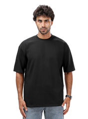 Black Basic Oversize T-Shirt