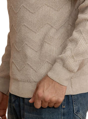 Beige Design 2401 Round Pullover