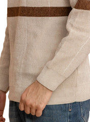 Beige Design 2402 Round Pullover