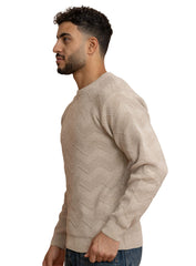 Beige Design 2401 Round Pullover