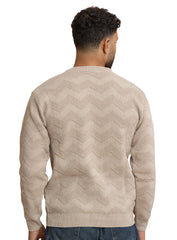 Beige Design 2401 Round Pullover