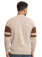 Beige Design 2402 Round Pullover