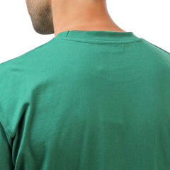 Green Basic Oversize T-Shirt