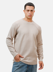 Beige Design 2420 Round Pullover
