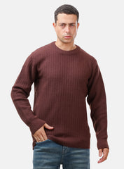 Chocolate Basic Round Pullover