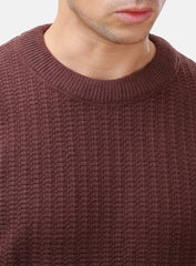 Chocolate Basic Round Pullover