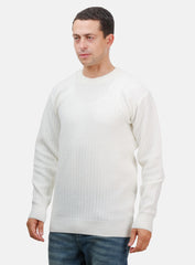 Off-White Basic Round Pullover