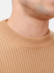 Beige Design 413 Round Pullover