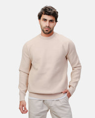 Latte Basic Round Pullover