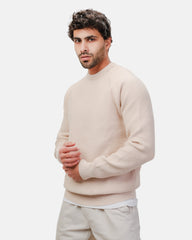 Latte Basic Round Pullover