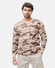 Beige Design 2468 Round Pullover