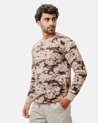 Beige Design 2468 Round Pullover