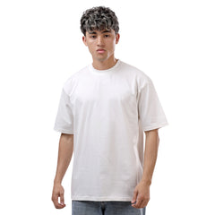 White Basic Oversize T-Shirt