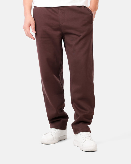 Winter Wide Leg Pants Brown