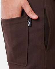 wide leg pants rep Brown