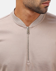 Zipper T-Shirt Sky Late