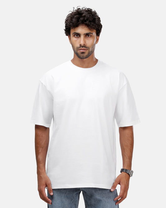 White Basic Oversize T-Shirt