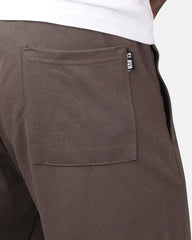 Sweatpants Wide Leg Brown