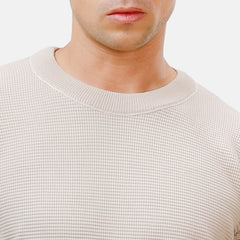 Beige Design 2420 Round Pullover