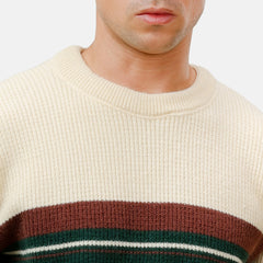 Beige Design 2455 Round Pullover