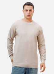 Beige Design 2420 Round Pullover