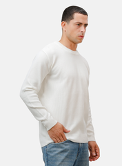 White Design 2420 Round Pullover