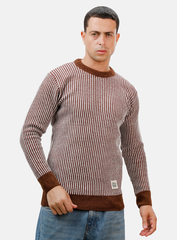 Brick Red Design 2411 Round Pullover