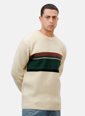 Beige Design 2455 Round Pullover