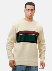 Beige Design 2455 Round Pullover