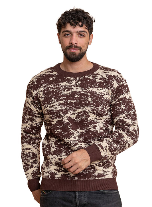 Brown Design 2468 Round Pullover