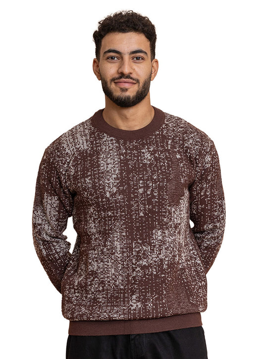 Brown Design 2479 Round Pullover