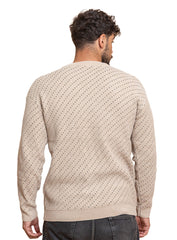 Beige Design 2410 Round Pullover