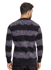 Black grey Design 2460 S Round Pullover