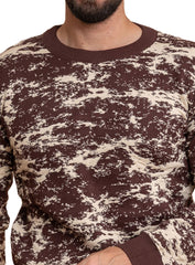 Brown Design 2468 Round Pullover