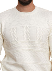 Off White Design 2428 Round Pullover