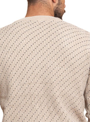 Beige Design 2410 Round Pullover