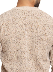 Beige Design 2472 Round Pullover