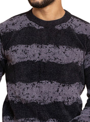 Black grey Design 2460 S Round Pullover