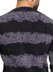 Black grey Design 2460 S Round Pullover
