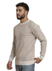Beige Design 2466 Round Pullover