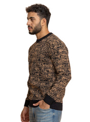 Brown Design 2465 Round Pullover