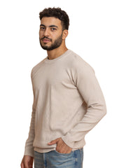 Beige Design 2473 Round Pullover
