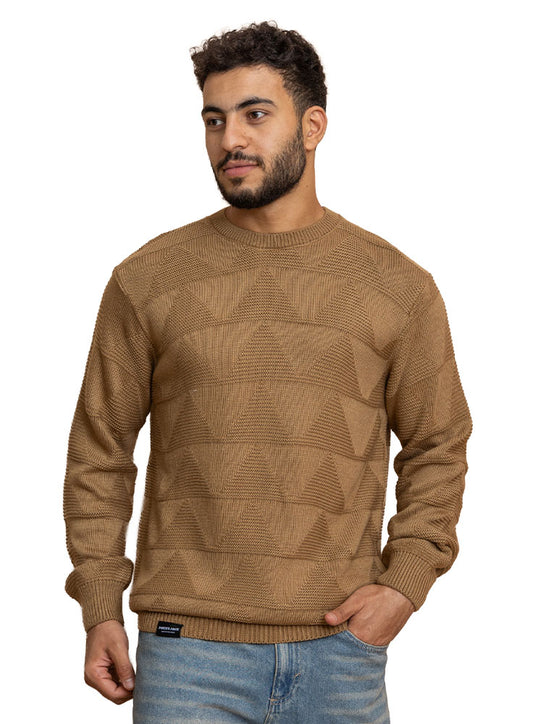 Brown Design 2433 Round Pullover