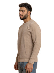 Beige Design 2431 Round Pullover