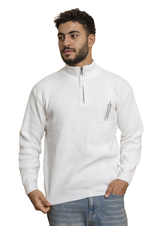 White Design 2464 Round Pullover