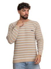 Beige Design 2454 Round Pullover