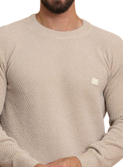 Beige Design 2440 Round Pullover