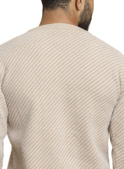 Beige Design 2478 Round Pullover