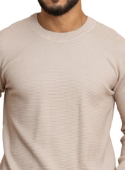 Beige Design 2473 Round Pullover